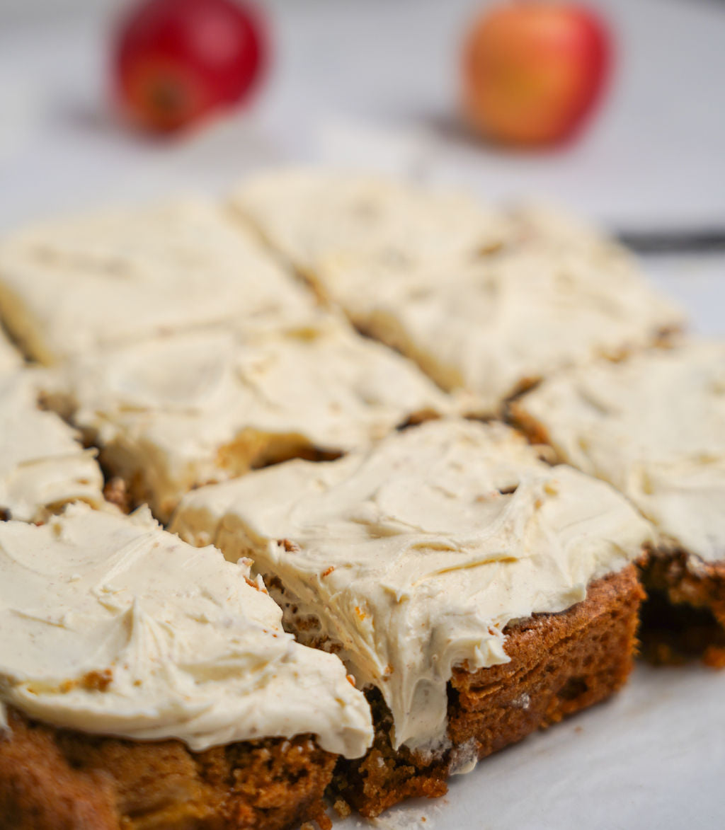 Grain-Free Cinnamon Apple Blondies made with Otto's Naturals cassava flour